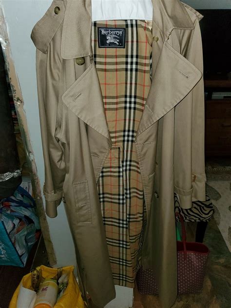 burberry trench coat thrift|authentic burberry trench coat.